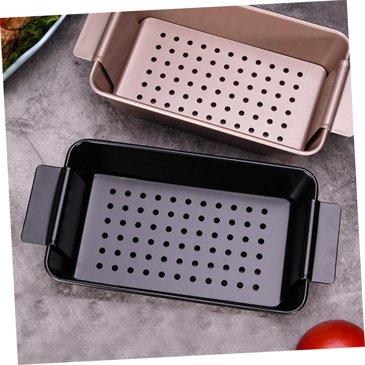 Mikinona Moule à Pain Antiadhésif Acier Avec Plateau Amovible Pour Toast Et Cuisson Pratique