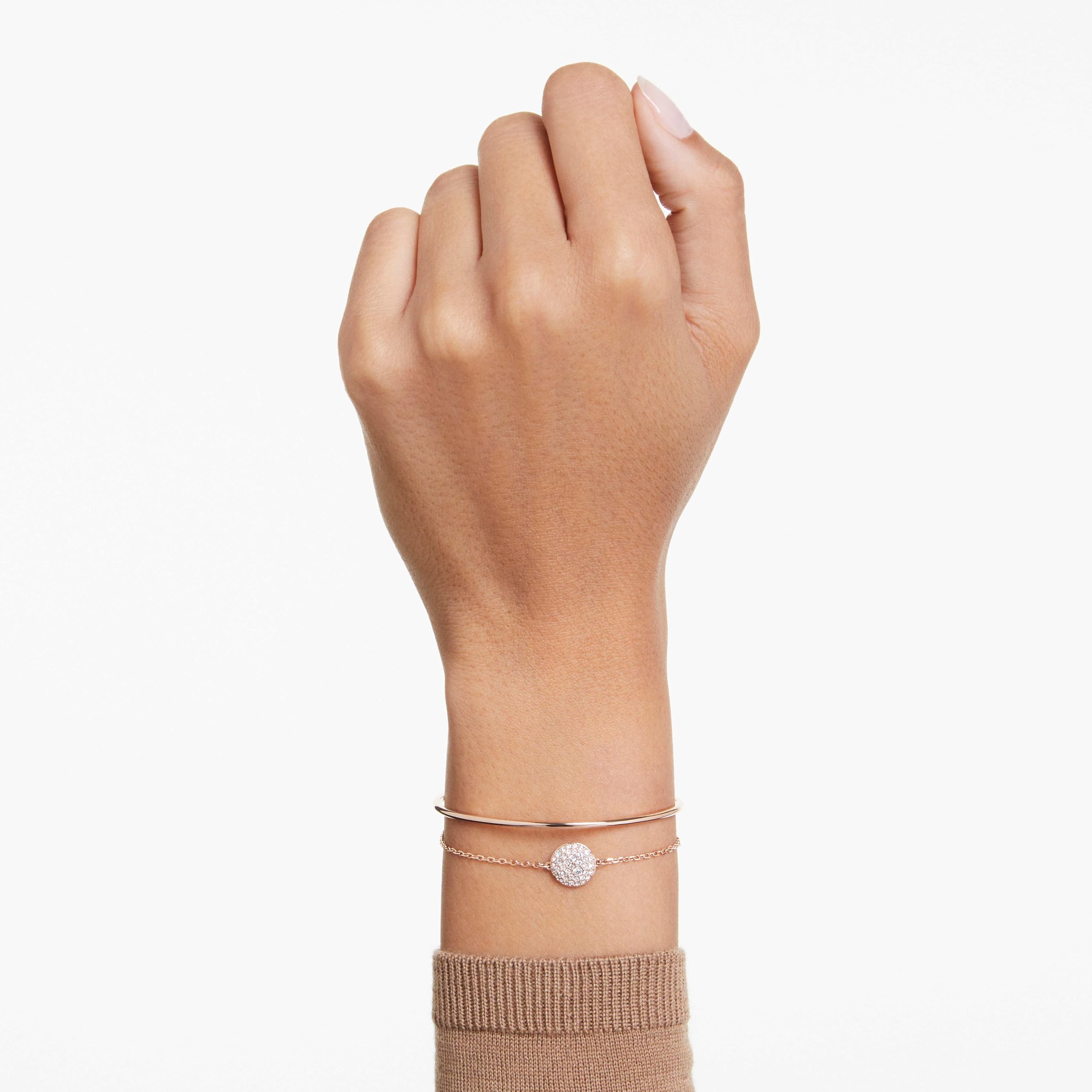 Swarovski Bracciale da donna in metallo, con cristalli, taglia unica, 89003547