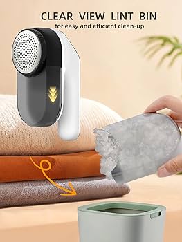 muta★TRIMMING POCKET LIBPANTS CLEANSE MIITO Rechargeable Fabric Shaver - Powerful Fuzz Remover