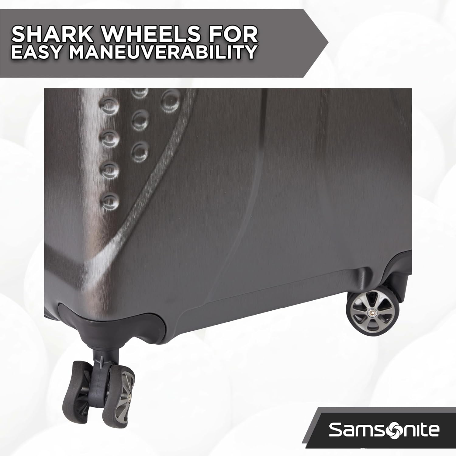 Samsonite Tour Premier Golf Hard Case Golf Travel Bag, Lightweight & Durable ABS Shell, 360 Degree Multi-Directional “Shark Wheels”