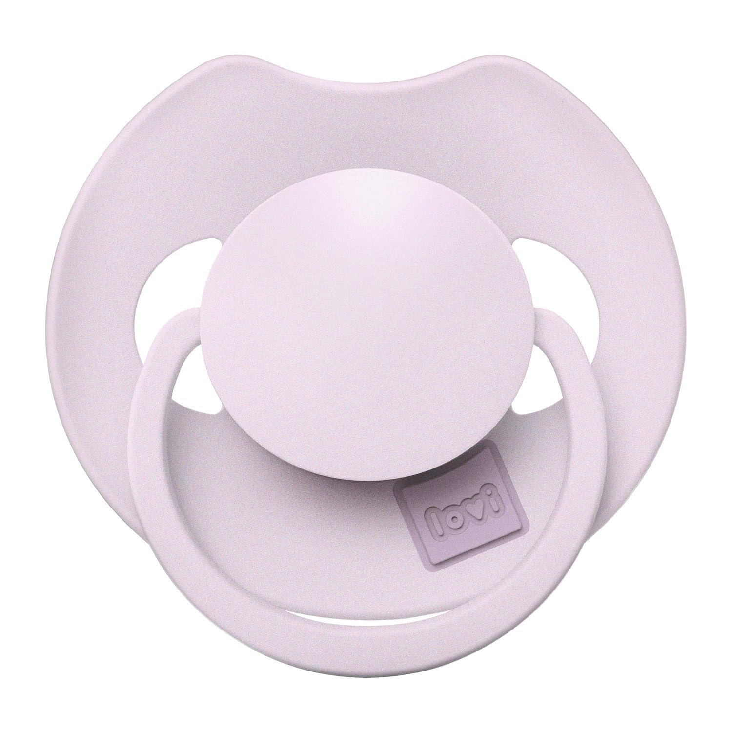 LOVI Prime Beruhigungssauger Silikon Schnuller dynamisch, BPA-frei, antiallergisch, unterstützt Saugreflex, mit Sterilisationskapsel, 1 Stück (Lilac, 0-6 m)