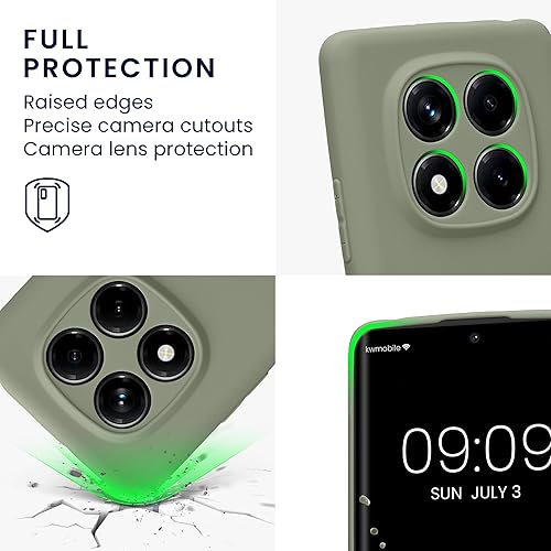 Vista 873 de kwmobile Funda compatible con Xiaomi Redmi Note 11 / Note 11S - Funda protectora de silicona TPU suave y delgada - Azul Báltico Azul (Baltic Blue)