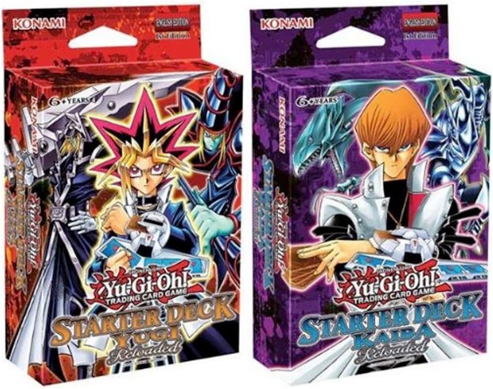 Xingcolo Konami Yu-Gi-Oh Starter Deck Yugi and Kaiba Reloaded - Set of 2 Sealed