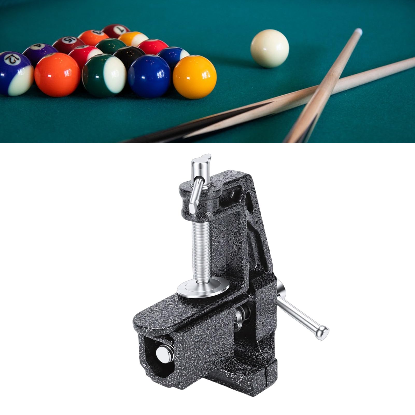Morsetto da Banco Portatile con Ganasce in Gomma, Morsetto per Tavolo Mini Morsetto da Banco Piccolo per Attrezzi di Riparazione in Acciaio Fuso per Cambio Impugnature Maz