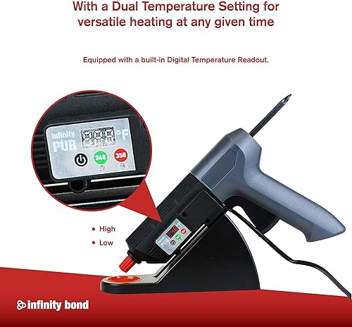 Miniatura 6 de 3000 FLEX 50 Aplicador de fusión en caliente PUR con cable de doble temperatura para cartuchos de 1.76 oz