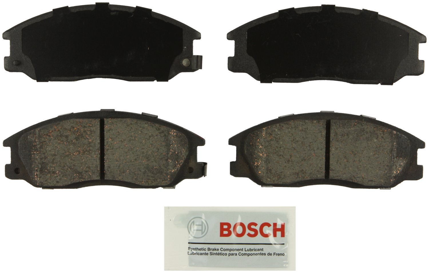 Bosch BE1324H Blue Disc Brake Pad Set with Hardware - FRONT — view 109