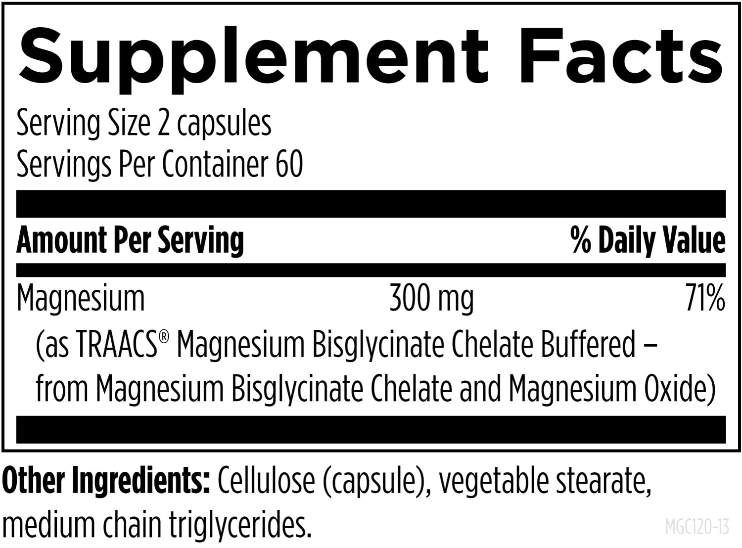 Designs for Health Magnesium Glycinate Complex, High Absorption, 120 Count — Amazon image 7