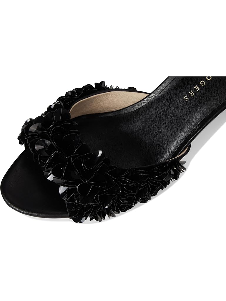 Black Jack Rogers Crown Sequin Sandals