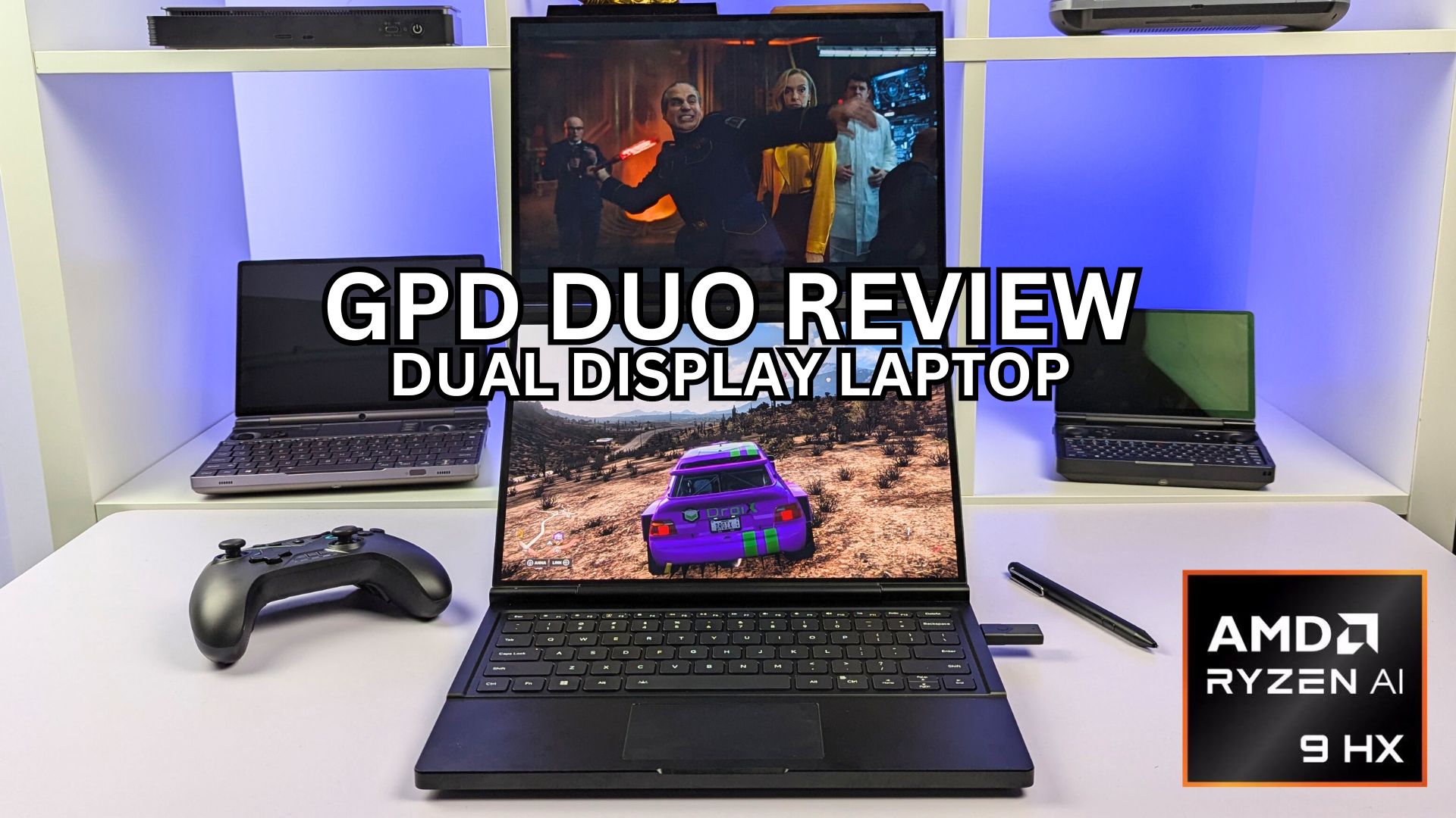 s*k様 GPD DUO Ryzen A1 9 HX 370 メモリ64GB s Amazon.com: GPD Duo Dual-Screen Laptop: 13.3
