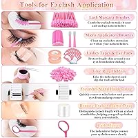 Vista 13 de EyeLash Extension Kit for Beginners, Professional Lash EyeLash Extension Practice Kit with Everything, Mannequin Head, Eye Lashes Glue, Lash Kit for