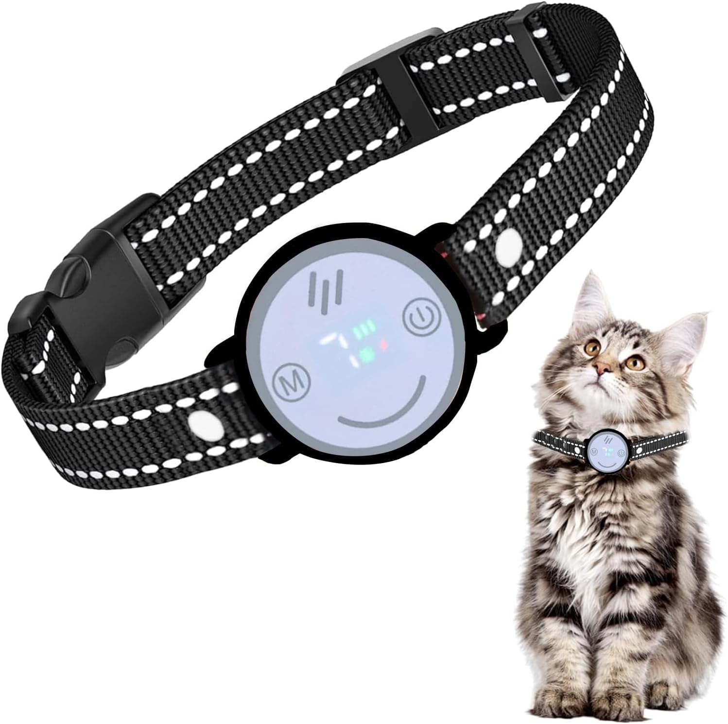 Pet Supplies EGLANCLIFM Cat Meowing Stop, Cat Meow Shock Collar