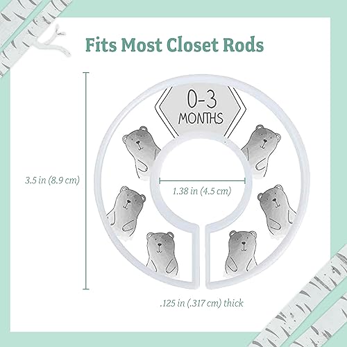 Miniatura 4 de Baby Nest Designs - Divisores para clóset de bebé (Unisex)