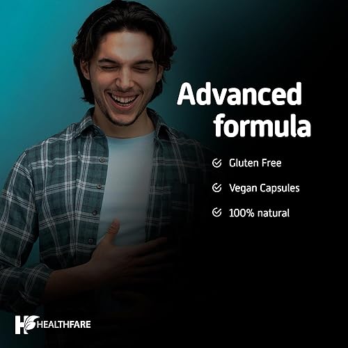 Miniatura 5 de Healthfare Píldoras de carbón activado de 1200 mg 150 cápsulas veganas De origen orgánico de coco Desintoxicación y equilibrio digestivo Sin