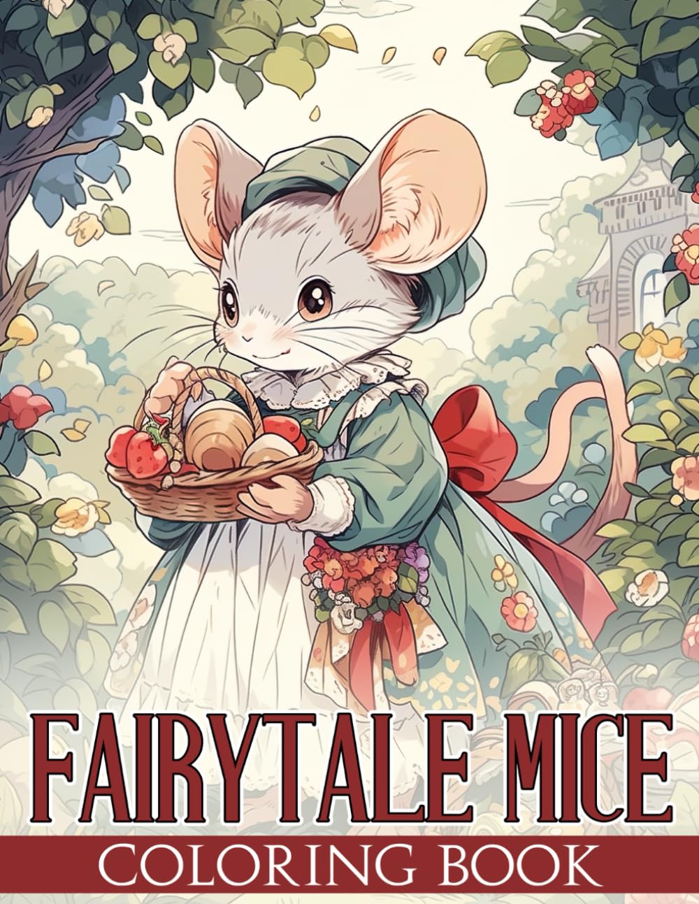 Fairytale Mice Coloring Book: Delight in 35+ Breathtaking Coloring Pages, Showcasing Adorable Mice in Exciting and Enchanting Fairytales