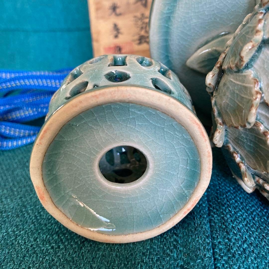 薩摩焼 特大三足香炉金爛手 花詰図 金獅子 陶磁器 美術品 香炉 逸品