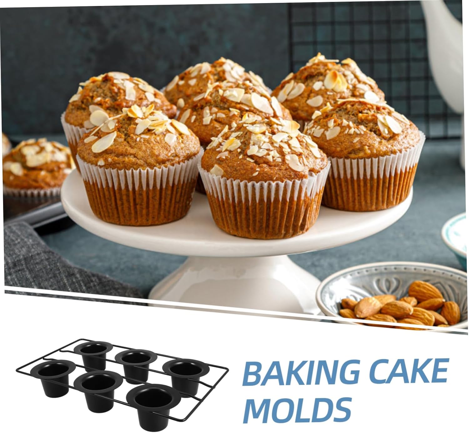 Heavy Duty Carbon Steel Muffin Pans Nonstick Cupcake Tins Cheesecake Pans for Versatile Baking