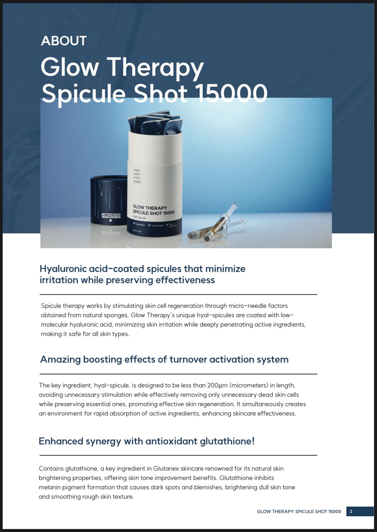 Amazon.com: Glow Therapy Spicule Shot 15000 2mlx 7 syringes
