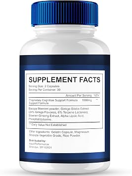 Bio Brain Capsules, Official Bio Brain Supplement for Brain Health & Memory Support - Maximum Strength, Advanced Nootropic Pills, All Natural BioBrain Support Reviews (2 Pack)