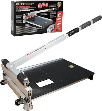 CUTTEREX Heavy Duty 13" Professional Vinyl Floor Cutter, Multi-layer Flooring, Parquet, Fiber Cement Wall Panels, Rubber Concave Base, LVT, VCT, SPC, PVC, LVP, WPC, Vinyl Plank