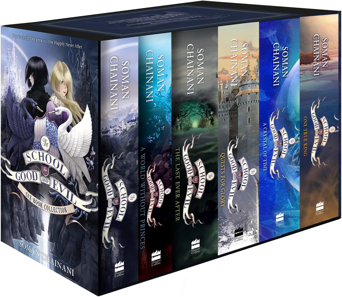 The School For Good and Evil Series Six-Book Collection Box Set (Books 1-6): Soon to be a major Netflix film Paperback – August 19, 2021
