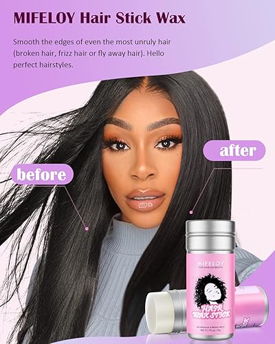 Miniatura 4 de Pomade - Barra de domesticación para alisar el cabello encrespado y los vuelos, gel de crema de larga duración, pegamento para el cabello de espalda