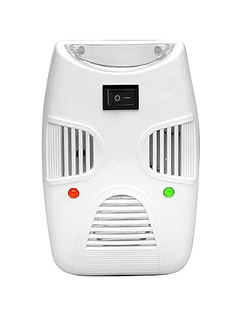 ARLANCH Ultrasonic Pest Repeller to Repel Rats, Cockroach, Mosquito, Home Pest and Rodent Repelling Aid, Cockroaches, Ants Spider Insect Pest Control Electric Pest Repelling (White-Green AR04)