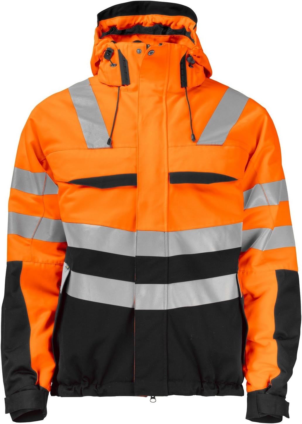 Projob 646414-1799-4 doublée- High Visibility Vest, Size S, Orange/Black