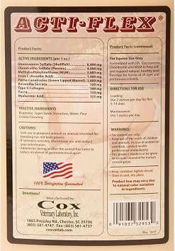 COX VETERINARY Acti Flex 4000 Solution 32 oz