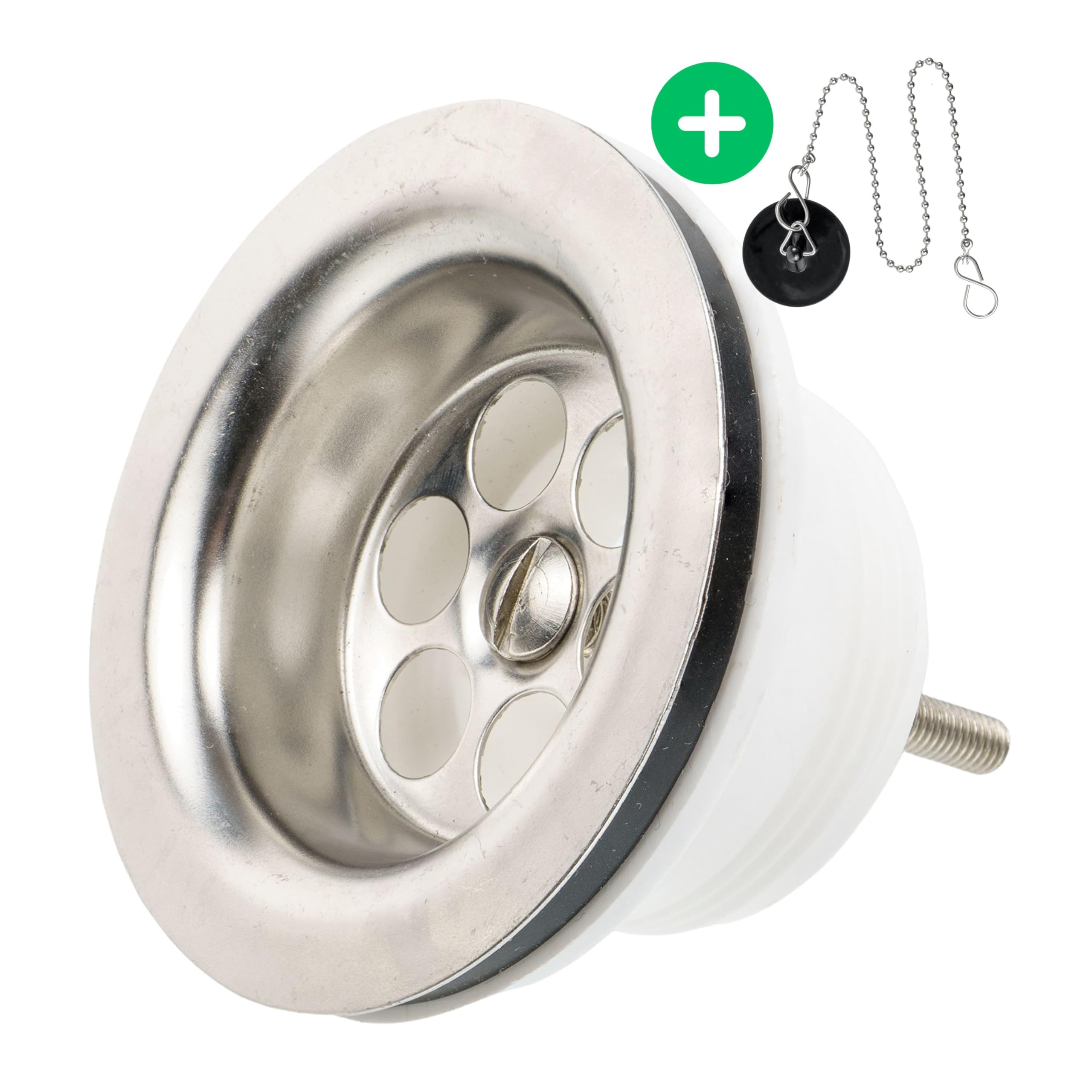 Bonde Evier Cuisine 60mm Bonde D'Évier Cuisine Inox 90mm - Panier Amovible Anti-Bouchage - Compatible Standard 70-80mm Bonde Pour évier Inox