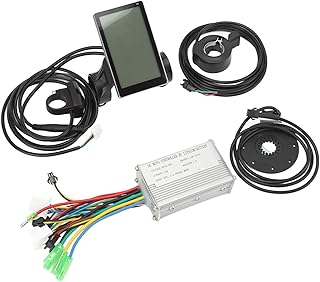 Aoutecen Controlador de motor de bicicleta, capa com ranhura 15 A SM conector DC 36 V 48 V kit de conversão de bicicleta elétrica para scooter elétrico