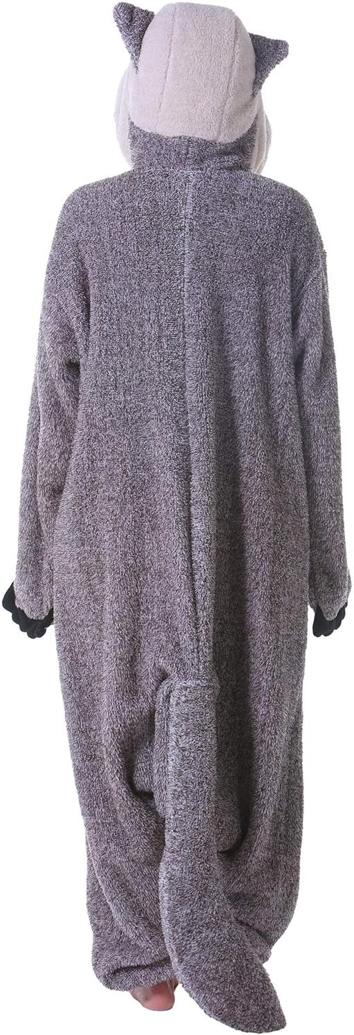 DarkCom Sea Otter Onesie Halloween Costume One Piece Unisex Adult Pajamas Women Men Sleepwear Christmas Pajamas