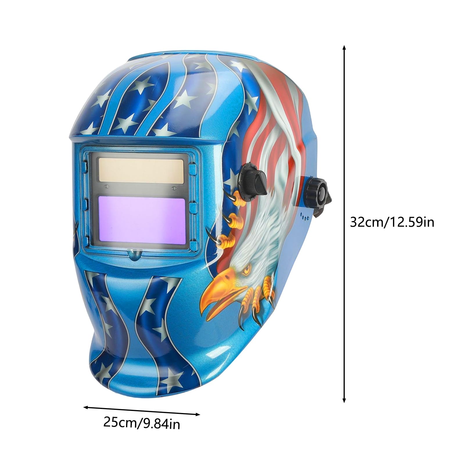 Casco de soldadura para hombre, protector solar con oscurecimiento automático, pantalla LCD de color real, gran visión, campana de soldadura, equipo de seguridad, máscara de soldadura para TIG MIG ARC