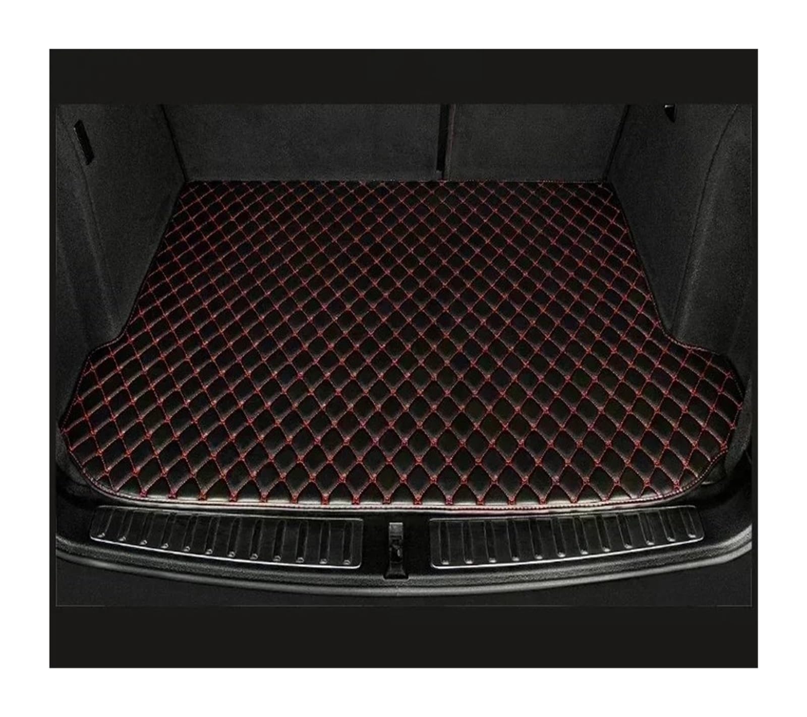 Tapis de coffre pour Lexus UX 2019-2024 imperméable noir et rouge