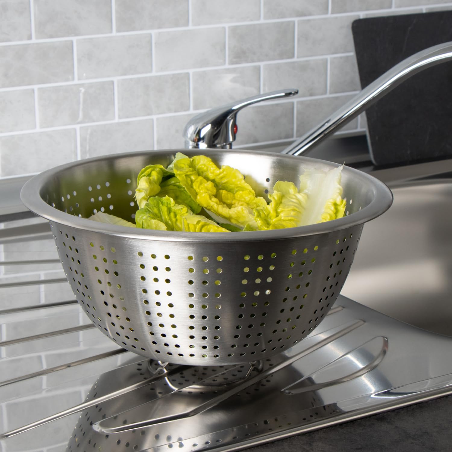 Vendos85 2 Passoires à Thé En Acier Inoxydable Avec Poignée Télescopique - Ustensile De Cuisine - Rue Du Commerce