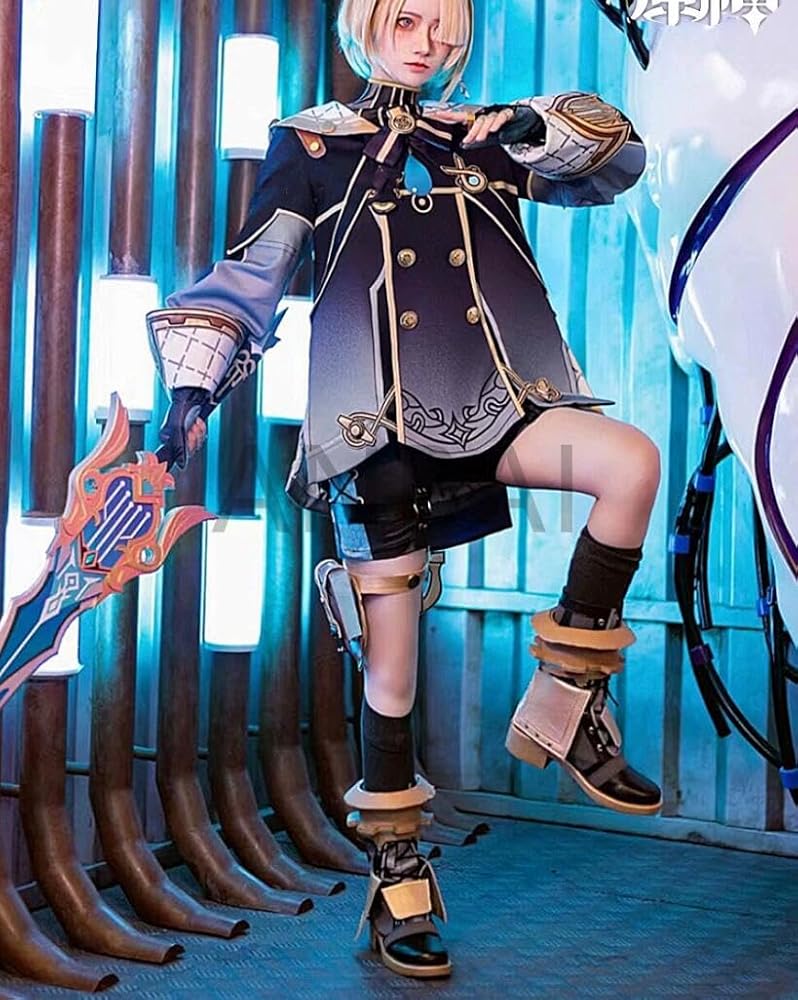Amazon.co.jp: [YOUO] 原神 フレミネ コスプレ衣装 風 道具 ウィッグ