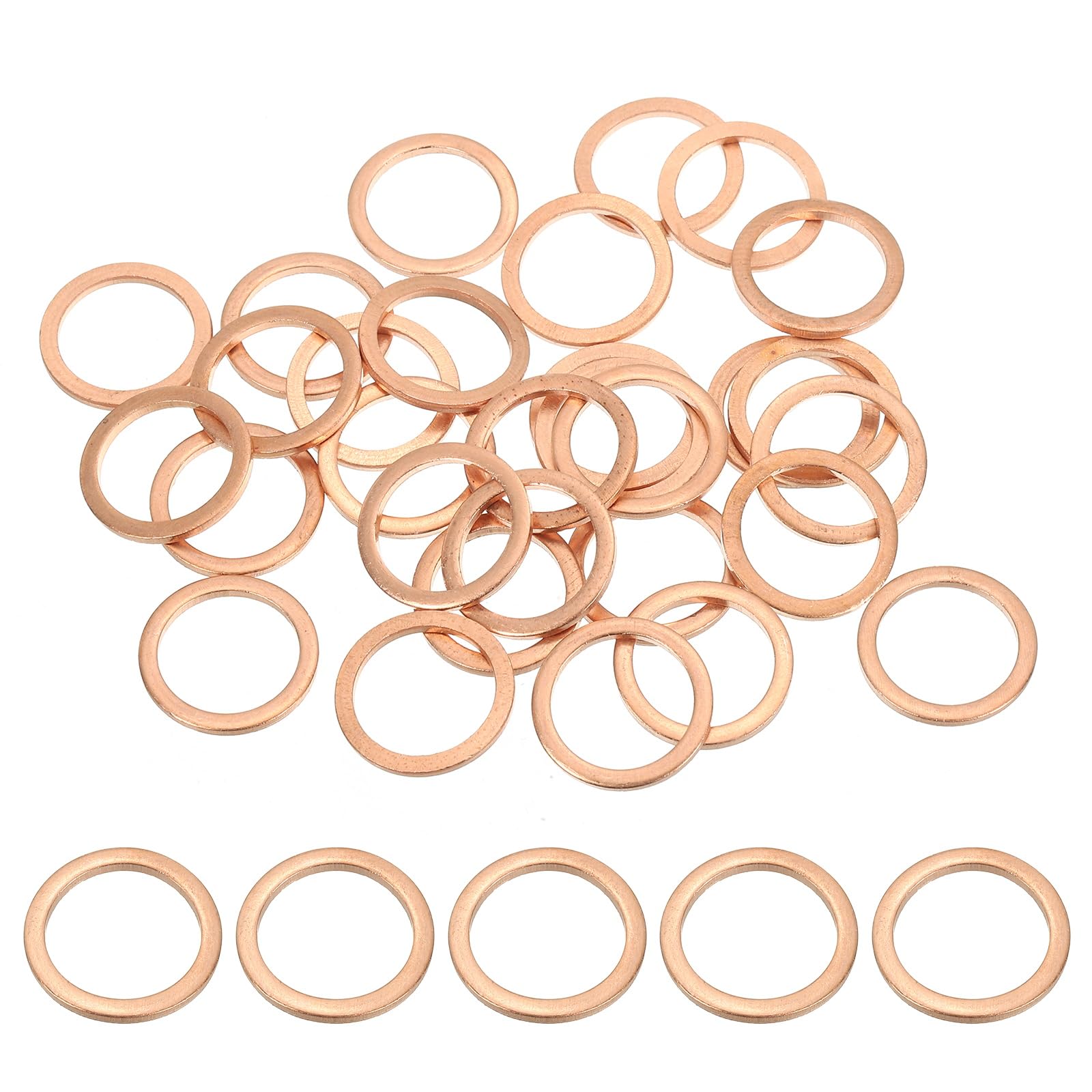PATIKIL M14 Copper Washer Sealing Ring
