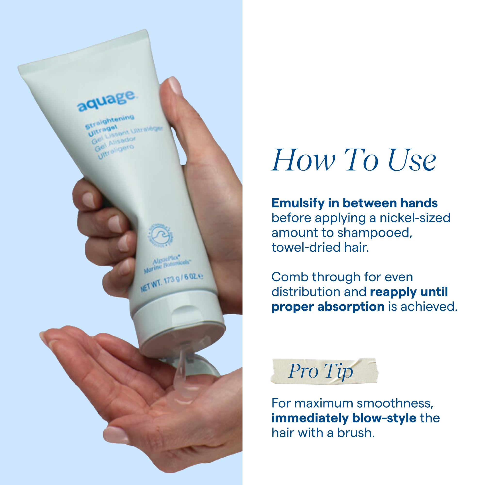 Aquage Straightening Ultragel Hair Smoothing Gel