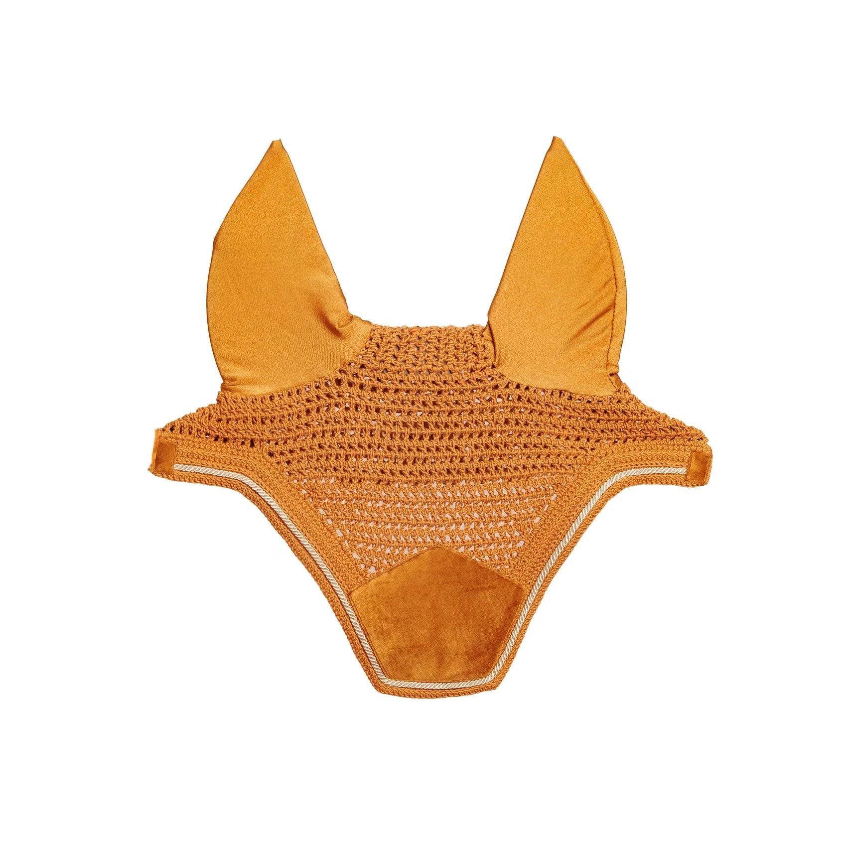 Kentucky Czapka na muchy Wellington Velvet musztarda żółta kucyk