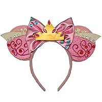 Vista 1 de Viwind Diademas con orejas de ratón Briar Rose Tiara