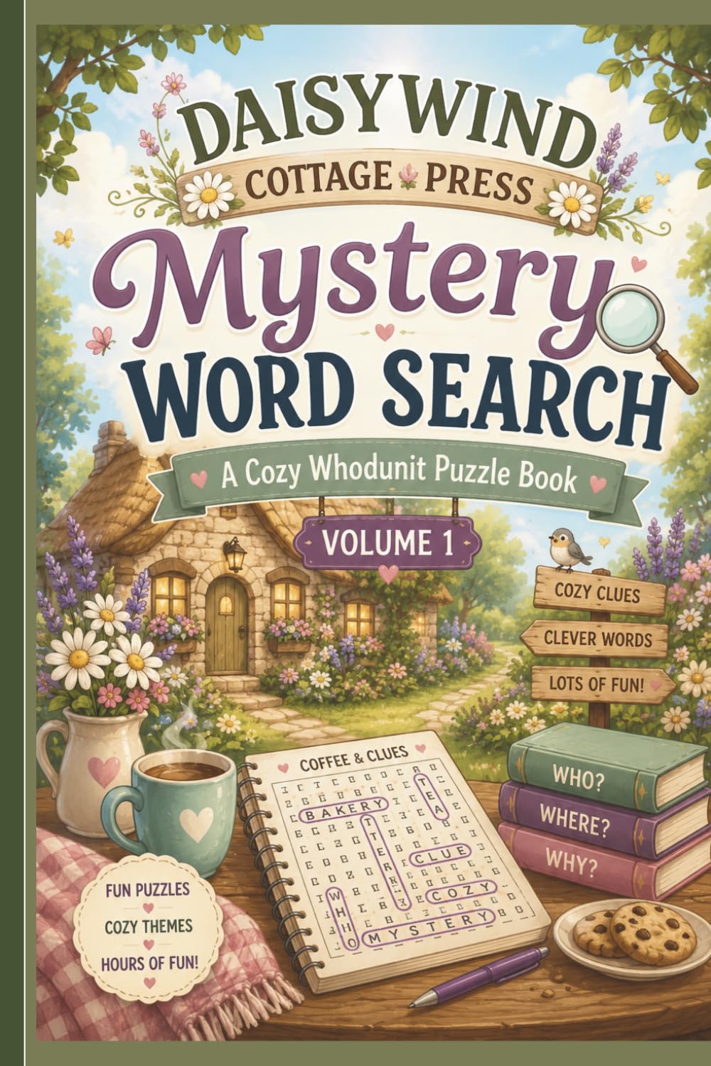 Mystery Word Search: A Cozy Whodunit Puzzle Book - Detective - Volume 1
