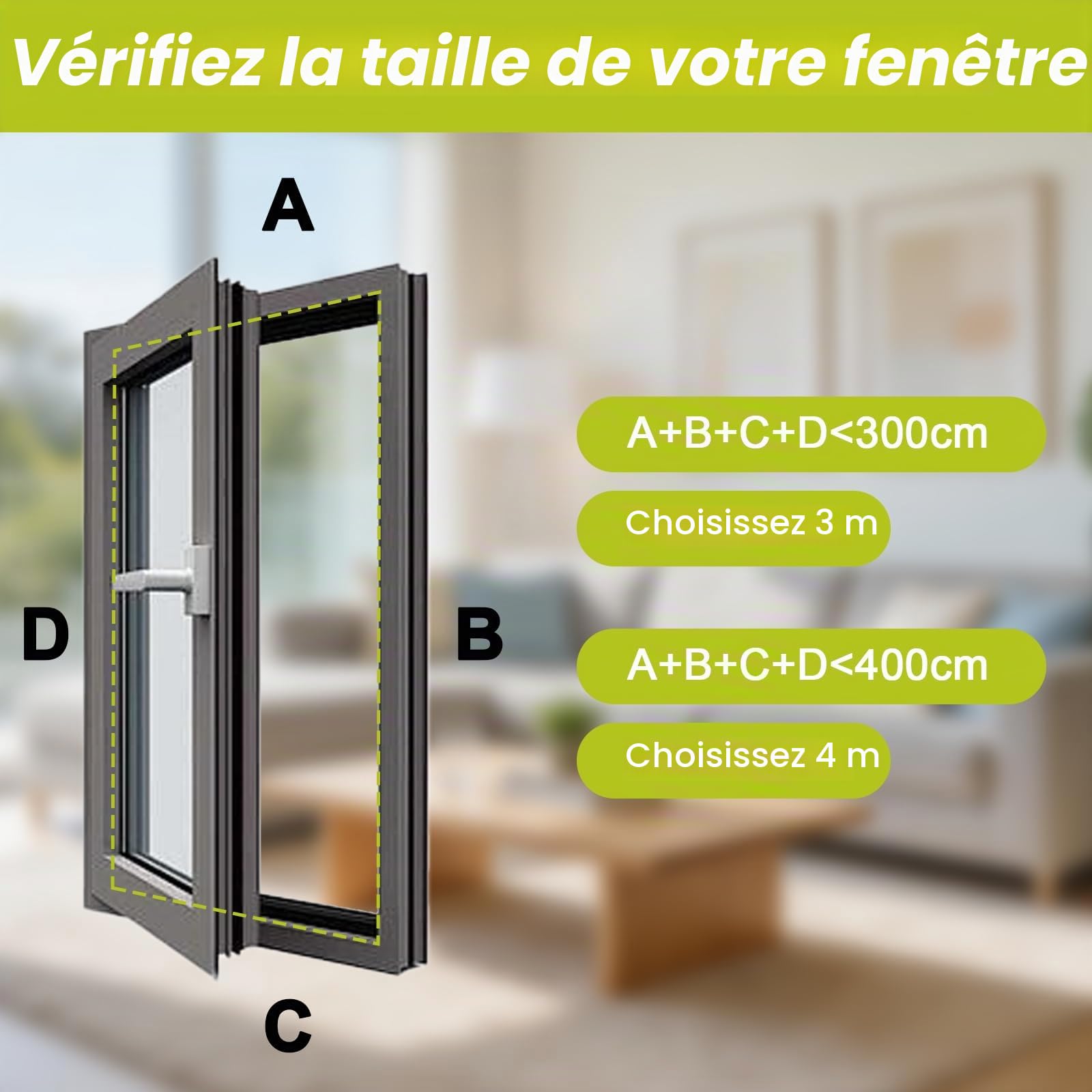 Kit de joint de fenêtre pour climatiseur 3m, Kit de joint de fenêtre pour climatiseur avec double zip et attache adhésive pour fenêtre de climatiseur portable, compatible avec sèche-linge, pour