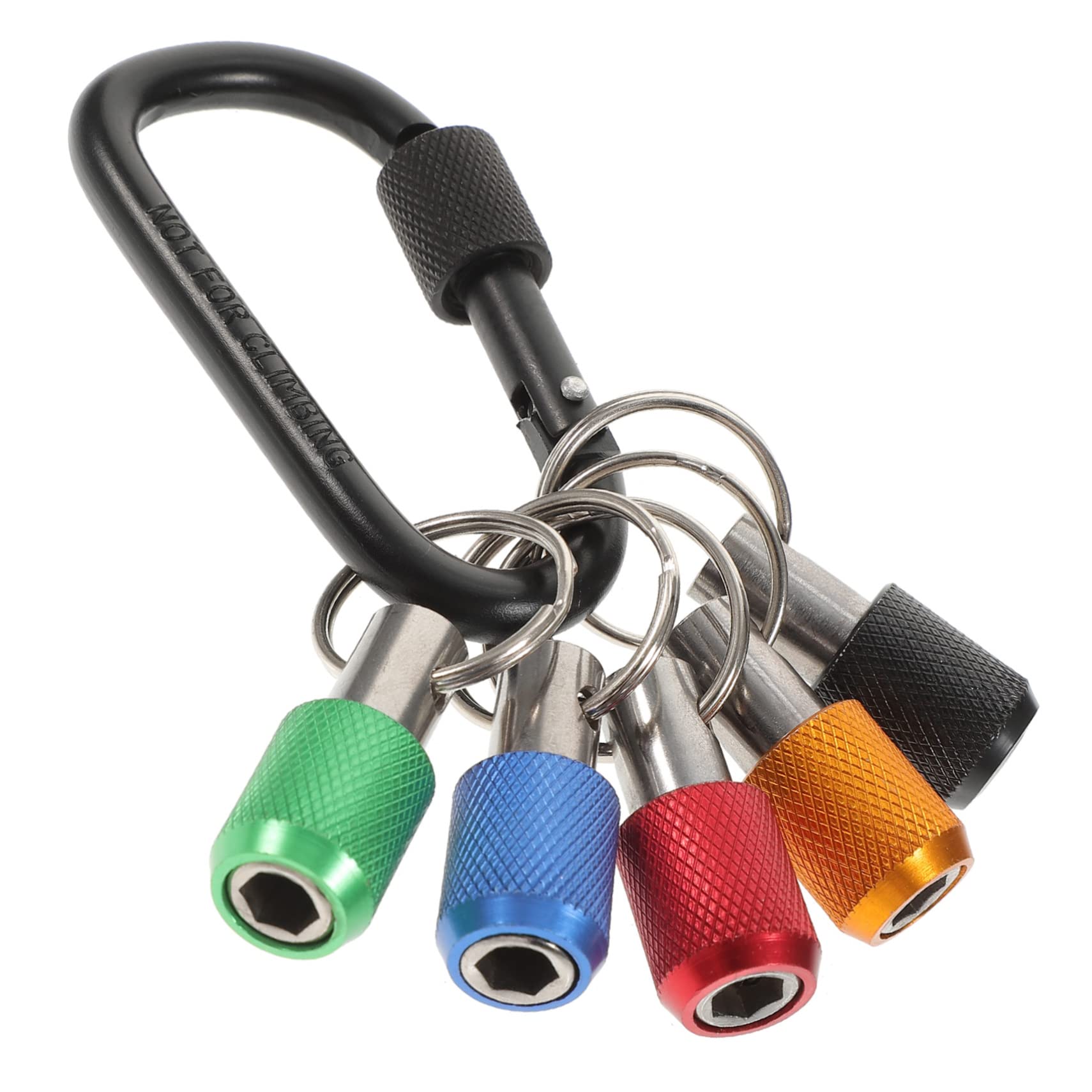 UKCOCO 3sets Porta Punte Per Avvitatore Con Portachiavi Supporto Estensibile Per Inserti Strumento Utile Per Riparazioni e Fai Da Te Design Compatto e Portatile Per Regali Padre e