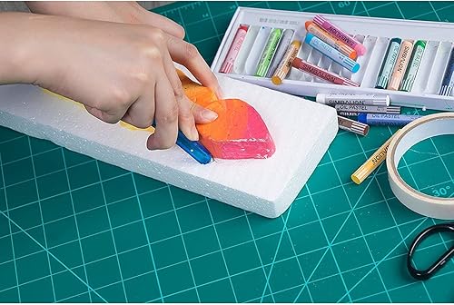 Miniatura 3 de Sustainable Greetings Juvale - Paquete de 6 hojas de espuma blanca de 1 pulgada de grosor, bloques rectangulares de poliestireno para manualidades,