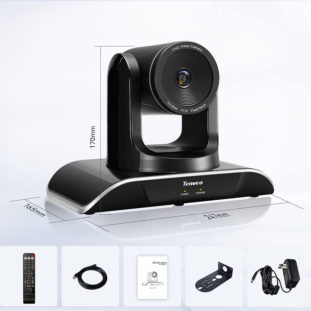 【美品】Tenveo VHD1080Pro WEBカメラ PTZカメラ 会議用 Amazon.co.jp: Tenveo VHD1080pro｜PTZカメラ会議用 FHD1080P広角USB
