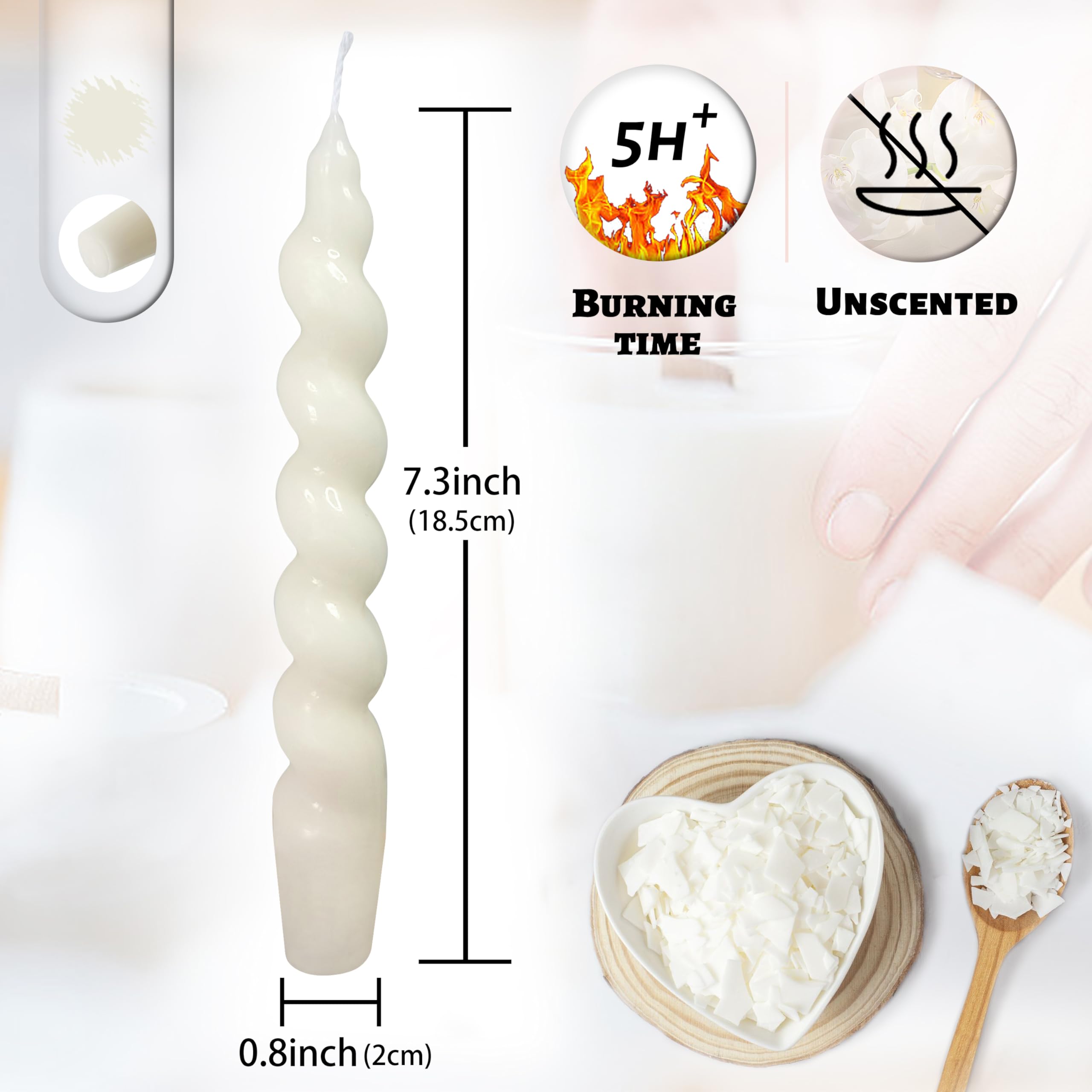 Solid Color Drip Candle with 30 Minutes Operating Time, Unscented Dripping Candles for Wine Bottles, Decor for Wedding, Event & Party, 6 Pack, Red