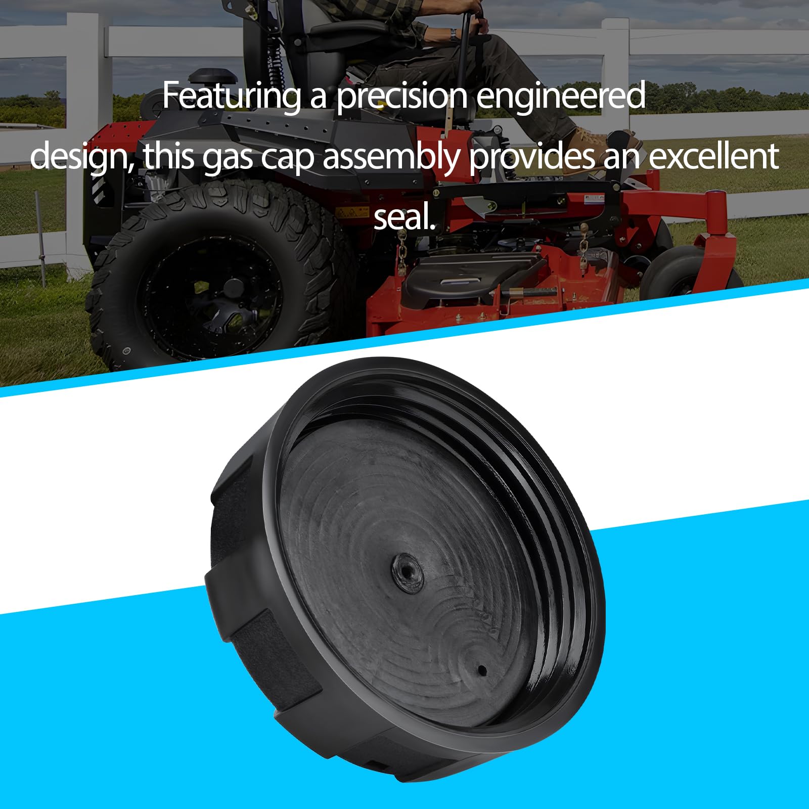 88-3980 - Conjunto de tapa de combustible de gas compatible con cortacésped Toro y cortador de tiempo Z-Master