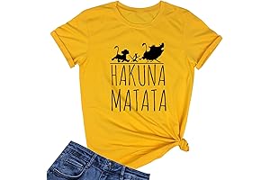 Lookface Women's Cute T-Shirt, Junior Tops, Teen Girls Graphic Tees