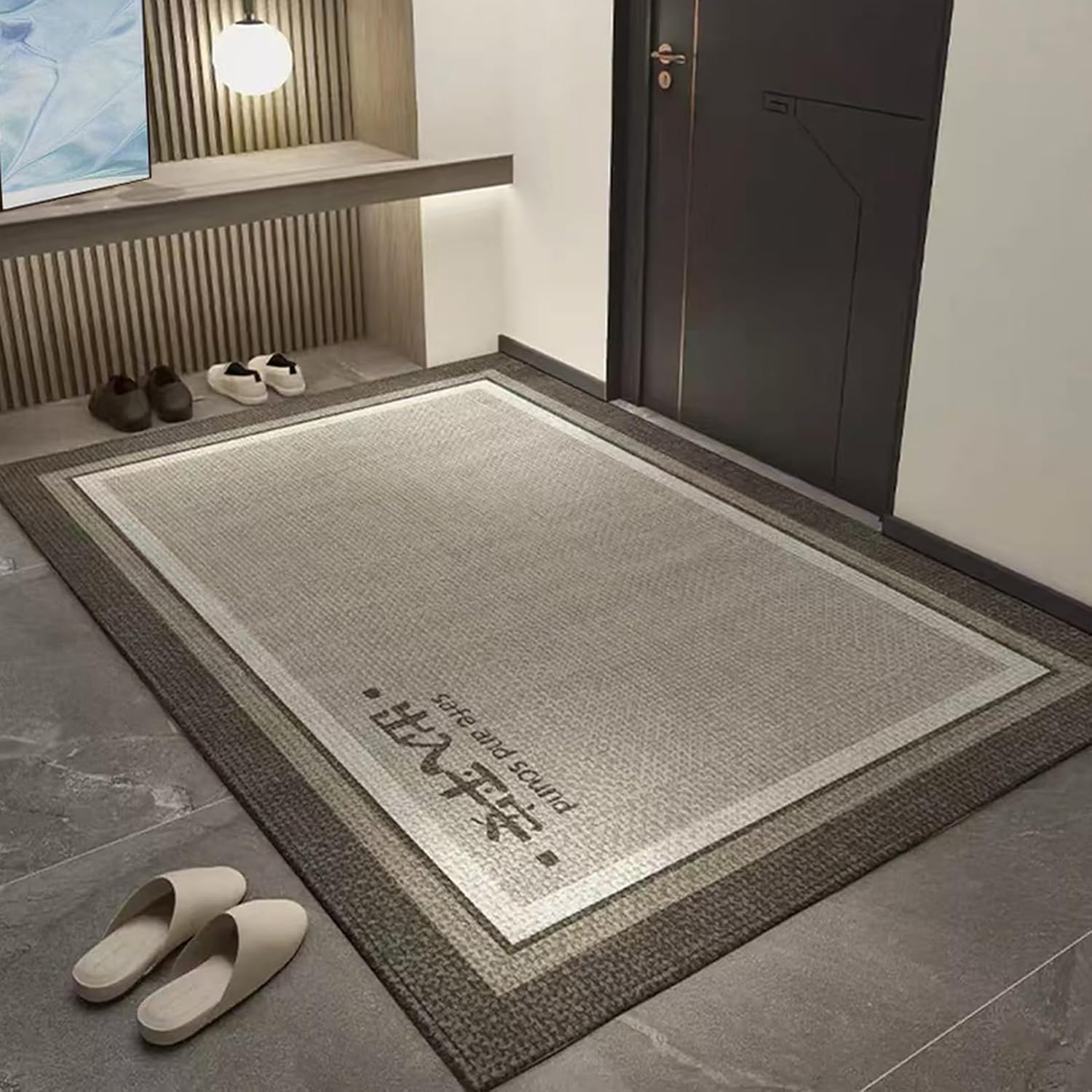 新品】ウール100％ ペルシャギャッベ 約40cm丸 (PG25005) 140x84cm