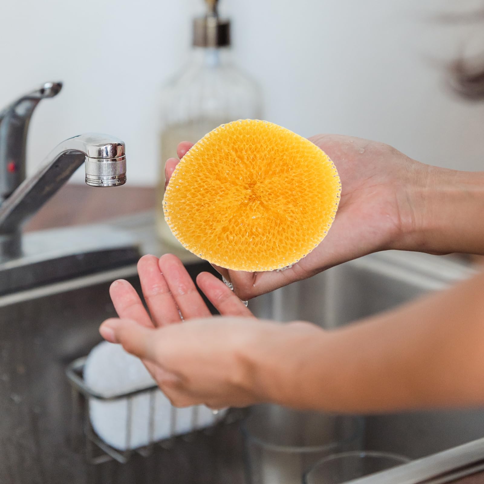 Healeved Spazzole Per Pentole Colorate 30 Pezzi, Pagliette Per Piatti Da Cucina Riutilizzabili in Plastica Pp, Pulizia Di Pentole, Padelle e Fornelli Per Uso Domestico