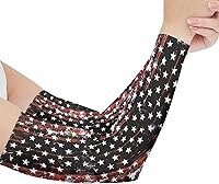 Vista 2 de CLOHOMIN Mangas para brazos, protección solar, mangas de compresión, cubierta de tatuaje para mujeres y hombres, manga deportiva atlética refrescante
